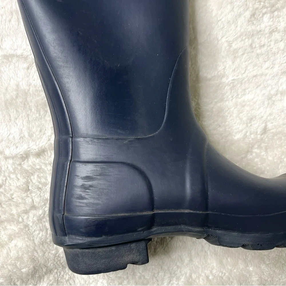 Hunter Original Tall Rain Boots Gray Size 6